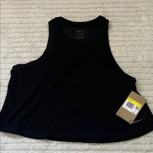 Nike Women's Mesh Black Tank Top